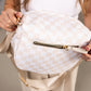 Frankie Oversized Water-Resistant Nylon Double Zip Crescent Sling Bag
