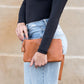 Liv Vegan Leather Convertible Compact Crossbody Wristlet Bag