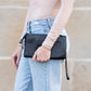 Liv Vegan Leather Convertible Compact Crossbody Wristlet Bag