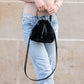Elle Faux Fur & Vegan Leather Convertible Plush Top Handle Crossbody Bag