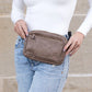 Presly Vegan Leather Sling Crossbody Fanny Bag