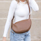 Millie Soft Vegan Leather Crescent Sling Bag