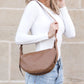 Millie Soft Vegan Leather Crescent Sling Bag