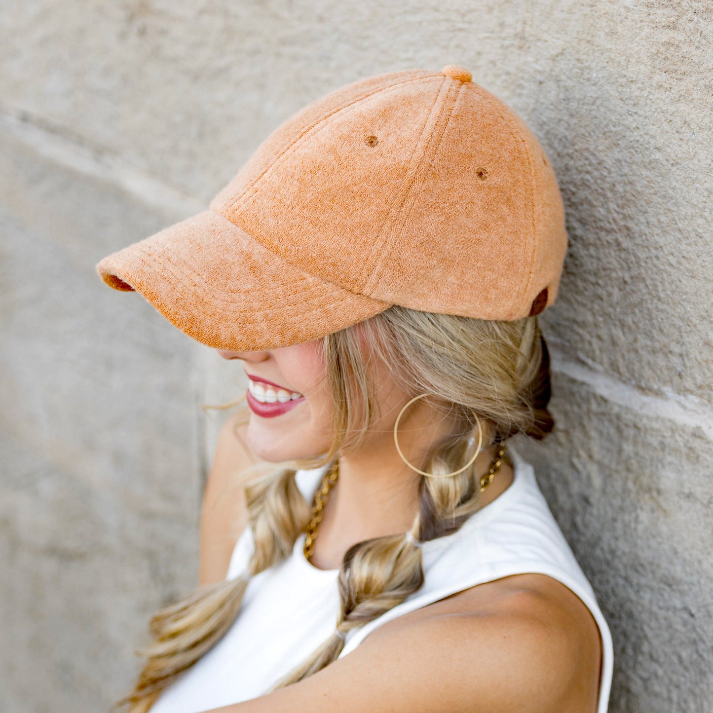 C.C® 70% Polyester 30% Viscose Terry Cloth Adjustable Non-Structured Baseball Cap | One Size
