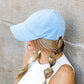 C.C® 70% Polyester 30% Viscose Terry Cloth Adjustable Non-Structured Baseball Cap | One Size