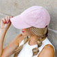C.C® 70% Polyester 30% Viscose Terry Cloth Adjustable Non-Structured Baseball Cap | One Size