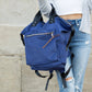 Easy Wipe Nylon Convertible Backpack Tote Bag with 7 Pockets | 18" x 17"