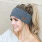 C.C® Recycled Polyester Heathered Knit Athleisure Headwrap | One Size