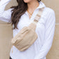 Adventurer Nylon Athleisure Sling Crossbody Fanny Bag