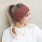C.C® Cashmere Wool Blend Luxury Fine Yarn Criss-Cross Cuff Headwrap | One Size