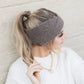 C.C® Cashmere Wool Blend Luxury Fine Yarn Criss-Cross Cuff Headwrap | One Size