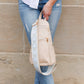 Evie Luxe Vegan Leather Guitar Strap Crossbody Sling Bag