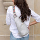 Evie Luxe Vegan Leather Guitar Strap Crossbody Sling Bag