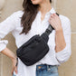 Adventurer Nylon Athleisure Sling Crossbody Fanny Bag