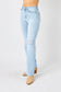 Judy Blue Women’s Full Size High Waist Distressed Straight Jeans Cotton Polyester Spandex Size S-24W