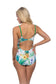 Women's Pineapple cutout one piece swimsuit Nylon Spandex Size S-L