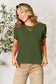 Basic Bae Women’s Full Size Round Neck Short Sleeve T-Shirt Rayon Spandex Size S-3XL