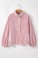 Blueberi B Women’s Half Snap Long Sleeve Sweatshirt with Side Slit Pockets Polyester Size S-XL