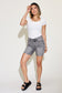 Judy Blue Women’s Full Size High Waist Washed Denim Shorts Cotton Polyester Spandex Size S-3XL