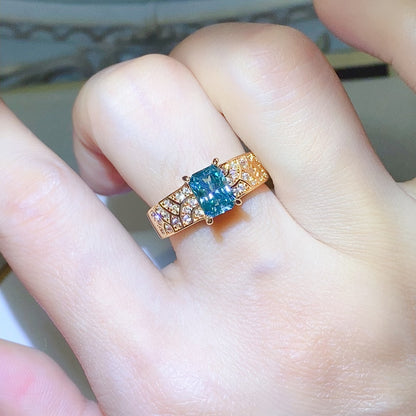 Women’s 1 Carat Moissanite 925 Sterling Silver Ring