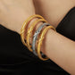 Women's Titanium Steel Spring Shape Bracelet