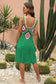 Blueberi B Women's Geometric V-Neck Spaghetti Strap Cover Up Dress Acrylic Polyester One Size