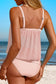 Blueberi B Women’s Square Neck Spaghetti Strap Tankini Set Polyamide Elastane Size S-2XL