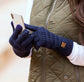 C.C® 100% Soft Knitted Acrylic Touchscreen Compatible Knit Gloves | One Size Fits Most