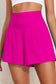 Blueberi B Women’s Pocketed High Waist Swim Shorts Polyamide Elastane Size S-XL