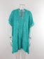 Blueberi B Women's Cutout V-Neck Cover-Up with Tassel Polyester One Size