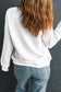Blueberi B Women's Letter Graphic Round Neck Long Sleeve Sweatshirt Polyester Cotton Size S-2XL