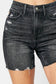 Judy Blue Women’s Full Size High Waist Tummy Control Denim Shorts Cotton Polyester Spandex Size S-3XL