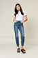 Judy Blue Women’s Full Size Tummy Control High Waist Slim Jeans Cotton Polyester Spandex Size S-24W