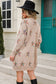 Blueberi B Women’s Angel Wings Star Open Front Long Sleeve Cardigan Polyester Elastane Size S-XL