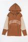 Blueberi B Women's  Letter Graphic Long Sleeve Hoodie Polyester Cotton Size S-XL