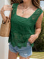 Blueberi B Women's Cutout Wide Strap Bathing Suit Cover-Up Cotton One Size