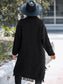 Blueberi B Women’s Fringe Open Front Long Sleeve Cardigan Acrylic One Size