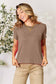 Basic Bae Women’s Full Size Round Neck Short Sleeve T-Shirt Rayon Spandex Size S-3XL