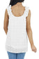 Blueberi B Women's  Full Size Swiss Dot V-Neck Tank Polyester Size S-3XL
