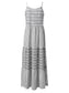 Blueberi B Women’s Tiered Striped Sleeveless Cami Dress Polyester Spandex Size S-XL