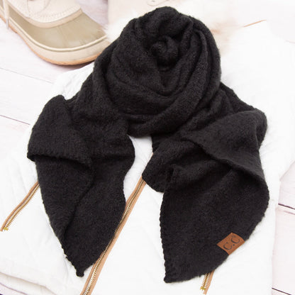 C.C® 100% Premium Polyester Ultra Soft Bias Cut Oblong Draped Scarf | 16.5" x 85"
