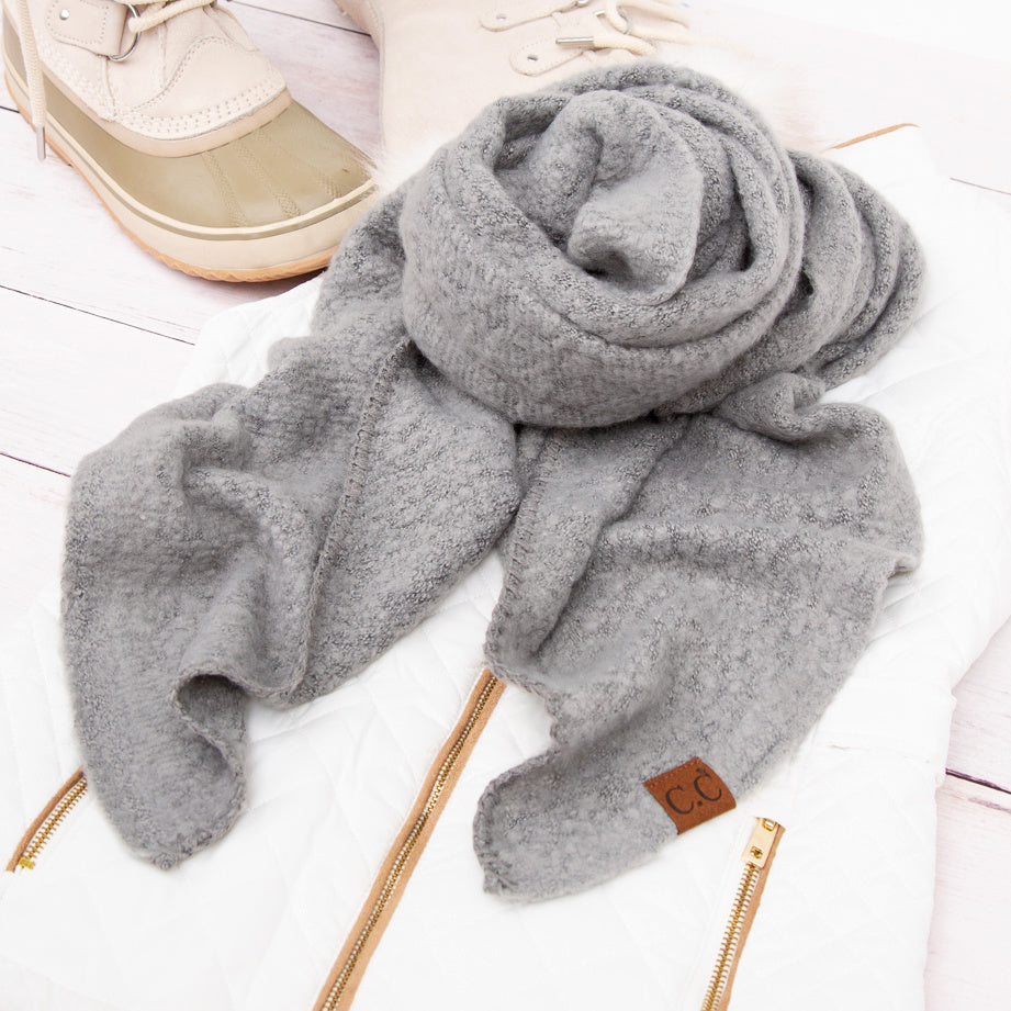 C.C® 100% Premium Polyester Ultra Soft Bias Cut Oblong Draped Scarf | 16.5" x 85"