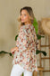 Sew In Love Women's Full Size Wrinkle-Free Floral Notched Top Polyester Spandex Size S-3XL