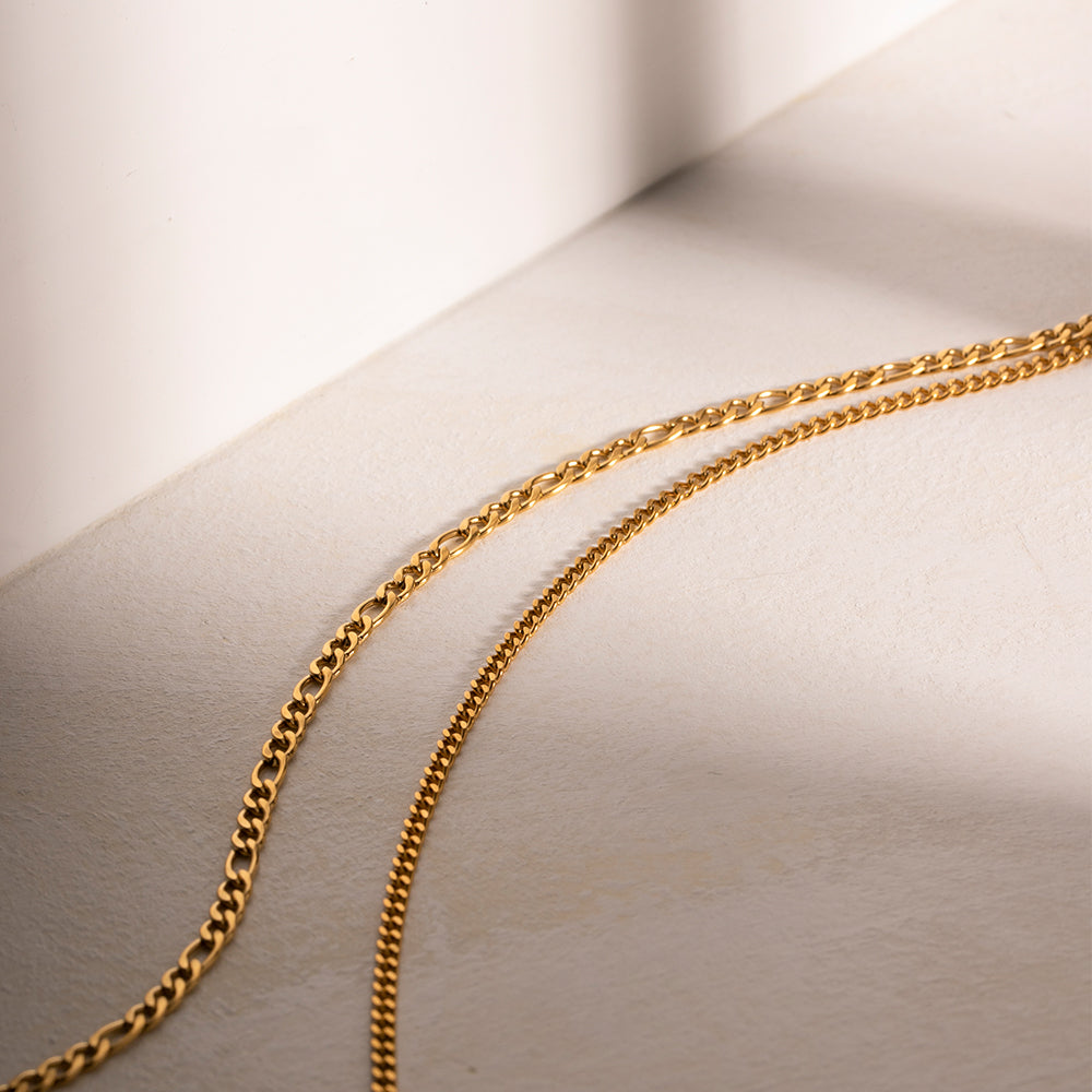 Women's Stainless Steel Double-Layered Necklace