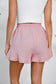 Blueberi B Women's Full Size Drawstring Ruffle Hem Shorts Cotton Size S-3XL