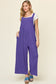 Double Take Women’s Full Size Texture Sleeveless Wide Leg Overall Polyester Spandex Size S-3XL