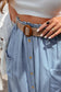 Blueberi B Women’s Frill Midi Skirt with Pockets Lyocell Size S-XL