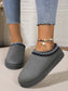 Blueberi B Women’s RoundToe Platform Slippers Faux Fur Rubber Size 5-12