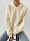 Blueberi B Women’s Drawstring Drop Shoulder Long Sleeve Hoodie Polyester Spandex Size S-2XL
