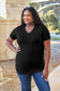 Basic Bae Women’s Bamboo Full Size  V-Neck Short Sleeve T-Shirt Bamboo Spandex Size S-3XL